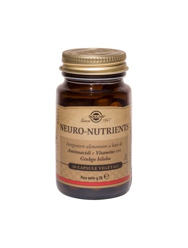 Solgar neuro-nutrients - integratore per il sistema nervoso - 30 capsule vegetali