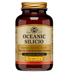 Solgar Oceanic Silicio - Integratore per il Trofismo Osseo - 50 Capsule Vegetali 