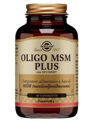 Solgar oligo msm plus - integratore capelli e unghie - 60 tavolette Solgar oligo msm plus - integratore capelli e unghie - 60 tavolette
