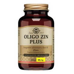 Solgar Oligo Zin Plus - Integratore di Zinco - 50 Tavolette Orosolubili