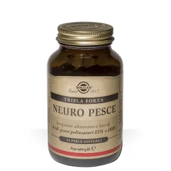 Solgar Pescetarian Omega-3 - Integratore per la Funzionalità Cardiovascolare - 50 Perle Softgels