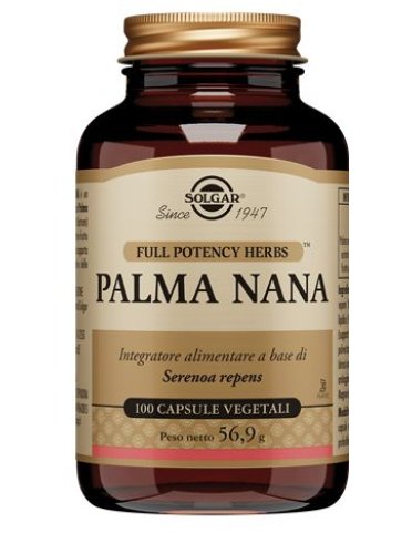 Solgar palma nana - integratore prostata - 100 capsule vegetali