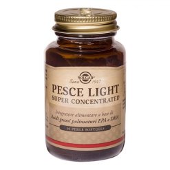 Solgar Pesce Light Super Concentrato - Integratore di Acidi Grassi EPA e DHA - 30 Perle