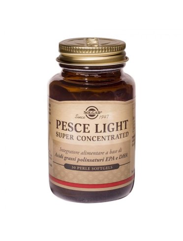 Solgar pesce light super concentrato - integratore di acidi grassi epa e dha - 30 perle