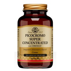 Solgar Picocromo Super Concentrato - Integratore per i Normali Livelli di Glucosio - 90 Capsule Vegetali