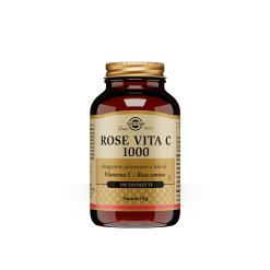 Solgar Rose Vita C 1000 - Integratore per Difese Immunitarie - 100 Tavolette