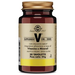 Solgar Supplement VM 2000 Integratore Multivitaminico 30 Tavolette