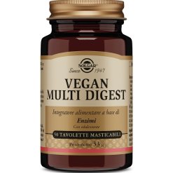 Solgar Vegan Multi Digest Integratore di Enzimi 50 Tavolette