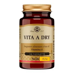 Solgar Vita A Dry - Integratore Sistema Immunitario - 100 Tavolette