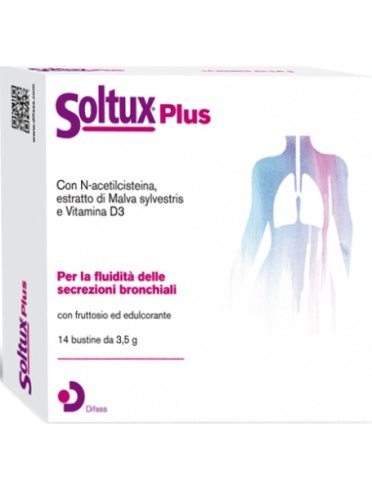 Soltux plus integratore fluidità secrezioni bronchiali 14 buste