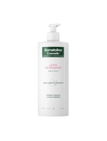 Somatoline cosmetic latte detergente viso e occhi 400 ml