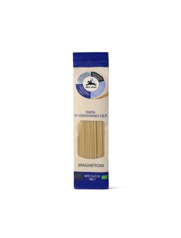 Spaghettoni di gragnano di semola di grano duro igp biologico 500 g