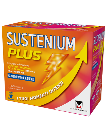 Sustenium plus limone e miele integratore 22 bustine