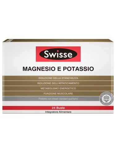 Swisse magnesio e potassio 24 bustine Swisse magnesio e potassio 24 bustine