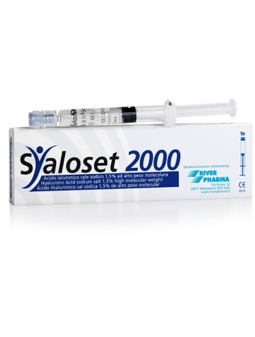 Syaloset 2000 - siringa intra-articolare con acido ialuronico 1.5% - 1 siringa x 2 ml