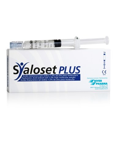 Syaloset plus - siringa intra-articolare con acido ialuronico sale sodico 1.5% ad alto peso molecolare - 1 siringa x 4 ml