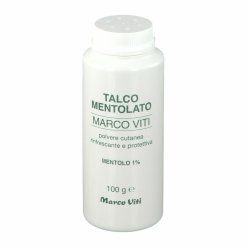 Marco Viti Talco Mentolato - Polvere Cutanea Rinfrescante - 100 g