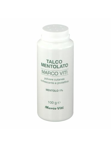 Marco viti talco mentolato - polvere cutanea rinfrescante - 100 g