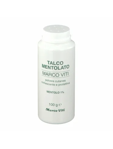 Marco viti talco mentolato - polvere cutanea rinfrescante - 100 g Marco viti talco mentolato - polvere cutanea rinfrescante - 100 g