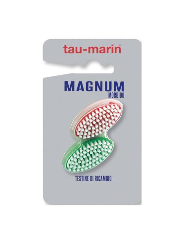 Tau-marin testine di ricambio spazzolino magnum morbido