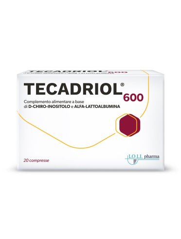 Tecadriol 600 - integratore per metabolismo - 20 compresse