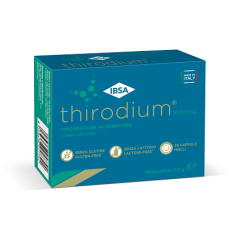 Thirodium 100 mcg - Integratore per la Funzionalità della Tiroide - 30 Capsule Molli