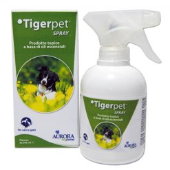 Tigerpet Spray - Spray Antiparassitario per Cani e Gatti - 300 ml