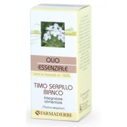 Olio Essenziale Naturale di Timo Serpillo Bianco 10 ml