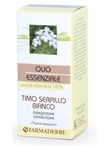 Olio essenziale naturale di timo serpillo bianco 10 ml