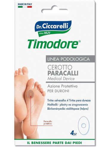 Timodore cerotto paracalli per duroni 4 pezzi