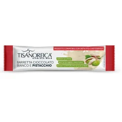 Tisanoreica Barretta Proteica Gusto Cioccolato Bianco e Pistacchio 35 g