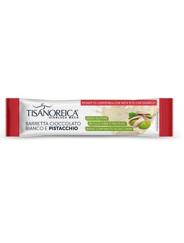 Tisanoreica barretta proteica gusto cioccolato bianco e pistacchio 35 g