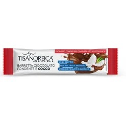 Tisanoreica Barretta Proteica Gusto Cioccolato Fondente e Cocco 35 g
