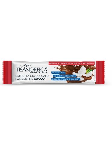 Tisanoreica barretta proteica gusto cioccolato fondente e cocco 35 g