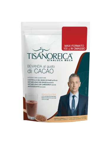 Tisanoreica bevanda cacao - integratore per il controllo del peso - 500 g