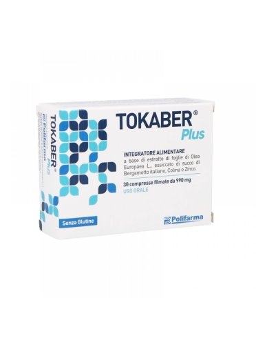Tokaber plus - integratore per il controllo del colesterolo - 30 compresse