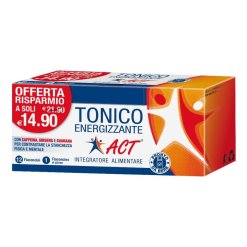 Tonico Energizzante Act Integratore 12 Flaconcini