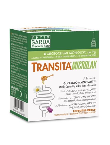 Transita microlax adulti - dispositivo ad azione lassativa - 6 microclismi