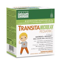 Transita Microlax Pediatric - Dispositivo ad Azione Lassativa - 6 Microclismi