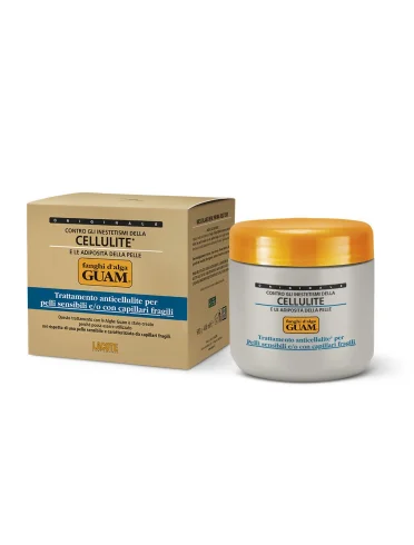 Guam fanghi d'alga trattamento cellulite per pelli sensibili con capillari fragili 500 g Guam fanghi d'alga trattamento cellulite per pelli sensibili con capillari fragili 500 g
