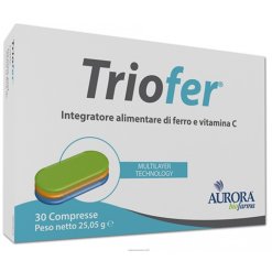 Triofer - Integratore di Ferro e Vitamina C - 30 Compresse