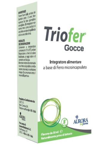 Triofer gocce - integratore di ferro - 30 ml
