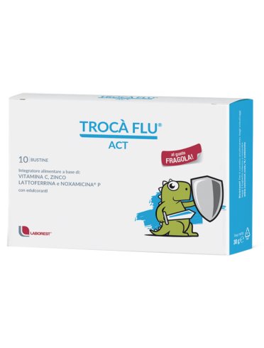 Trocà flu act - integratore difese immunitarie - 10 bustine