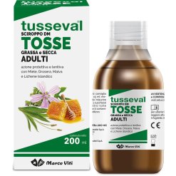 Tusseval Adulti - Sciroppo per Tosse Secca e Grassa - 200 ml