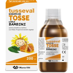 Tusseval Bambini - Sciroppo per Tosse Secca e Grassa - 200 ml