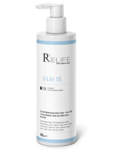 Relife u-life 10 - crema corpo idratante per pelle secca - 400 ml