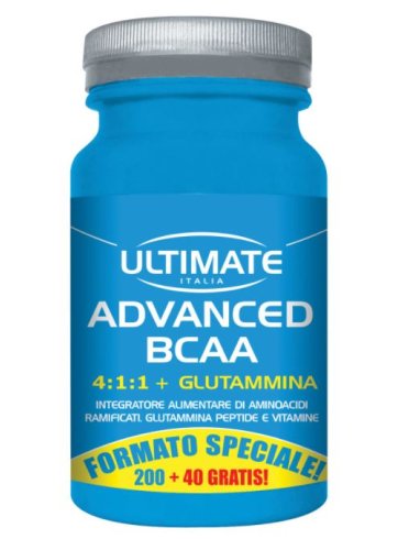 Ultimate advanced bcaa - integratore di aminoacidi ramificati - 240 compresse