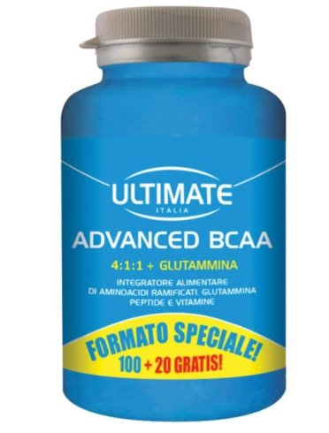 Ultimate advanced bcaa - integratore di aminoacidi ramificati - 120 compresse