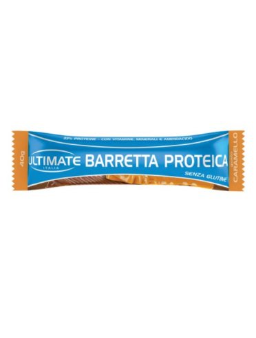 Ultimate barretta proteica gusto caramello 40 g