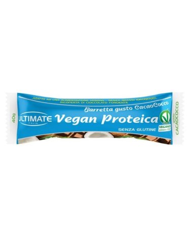 Ultimate barretta vegana proteica gusto cacao e cocco 40 g